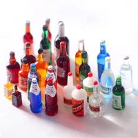 30PCS Mini 1:12Scale Cute Dollhouse Miniature Bottle Drink Pretend Play Food For Barbies Kitchen Accessori Simulation Toy Gift 2