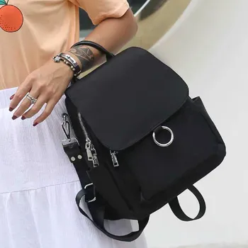 

2020 New Style Multi-functional Women's Shoulder Handbag Waterproof Oxford Cloth Backpack Outdoor Travel School Bag