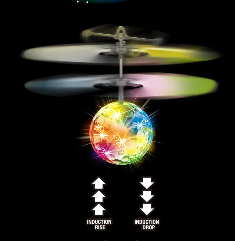 Новинка трюк хрустальный шар Подвеска Смарт несколько летающих шаров жесты зондирования зарядки самолета детская игрушка
