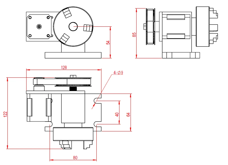 65mm Chuck 4th axis (7)