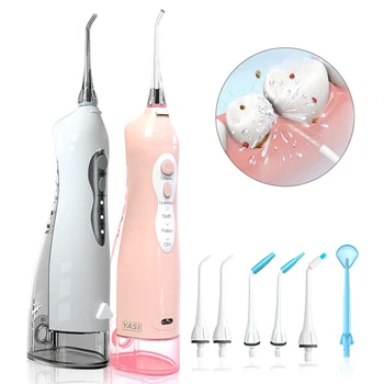 

Portable Oral Irrigator Rechargeable Electric Water Dental Flosser Waterproof Water Jet Floss 3 Modes Teeth Cleaner for Travel