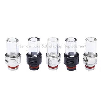 

OFRF Gear RTA/OBS Engine 2 II drip tip Stainless Steel Glass Narrow bore 510 drip tip Replacement