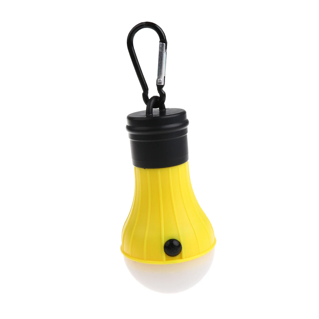 Outdoor Camping Lantern Cabin Canopy Tent Lamp Light Bulb with Hang Hook Buckle - 6 Colors