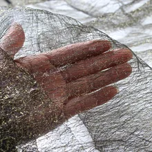 Выдолбленная шелковая незаказанная паутина, кружево, Паутинный тюль, Золотая и серебряная ткань, незаказанная паутина, свободная одежда, DIY Золотая сетка