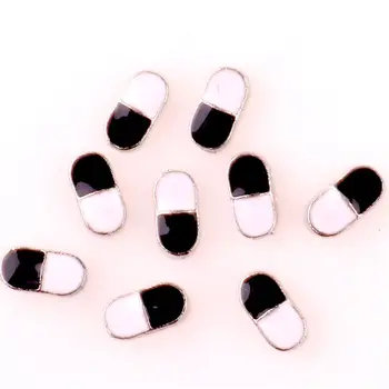 

20Pcs/Lot F205 Medicine Pill Floating Charms Making Metal Living Locket Doctor Gift Jewelry