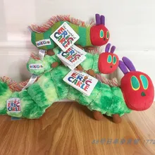 Аутентичные 3 узора Очень голодная гусеница от Эрика Карле сплюшированные плюшевые игрушки Дети Подарки