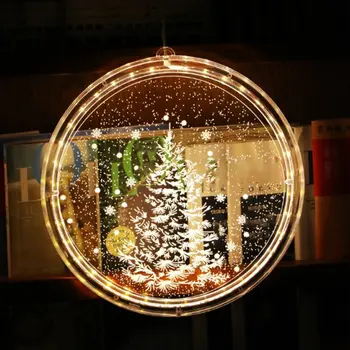 

Led Christmas Lights Decorative Creative Modeling Lamp Battery Box Shopping Mall Festival Arrangement Neon Lights