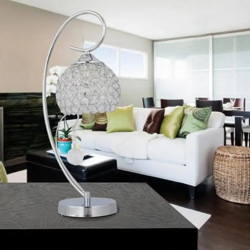 Günstige Liefern Moderne Concise Kristall Tisch Lampe Kreative Restaurant Wohnzimmer led Lampe Romantische Schlafzimmer Nachttisch Lampe Großhand