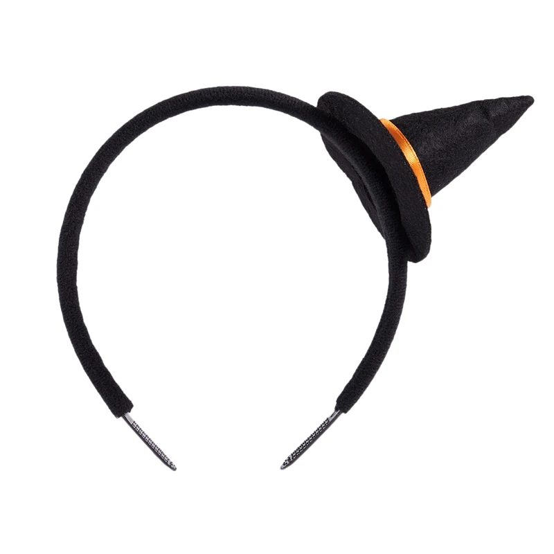 Fashion-Halloween Hat Hair Band, Mini Witch Cap Bar Dress Up Halloween Performance Props Stage