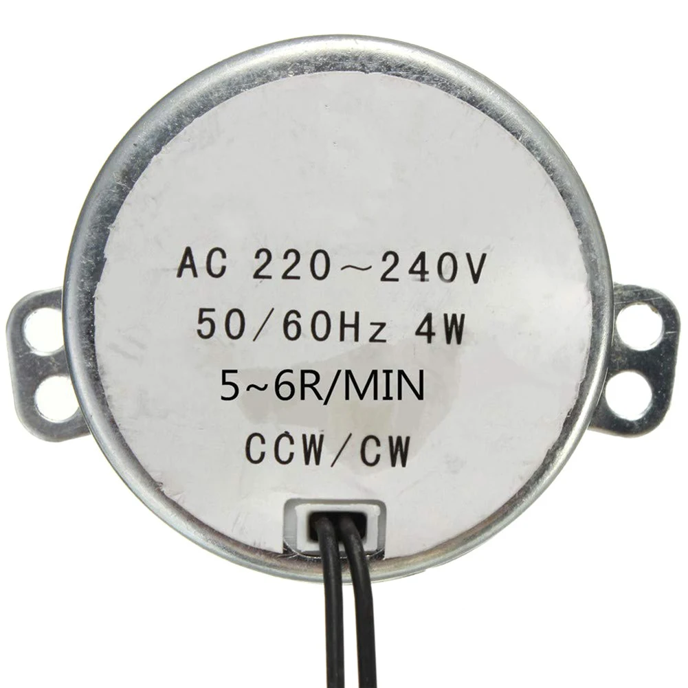 Синхронный двигатель для AC 220 V-240 V 5-6 об/мин 50/60 Гц 4W CW/CCW диапазон