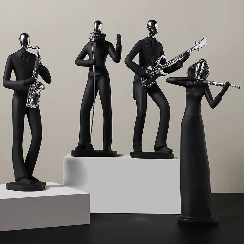 

Desktop Decoration Music Character Art Decoration Wine Cabinet TV Cabinet Decoration Resin Sculpture Crafts