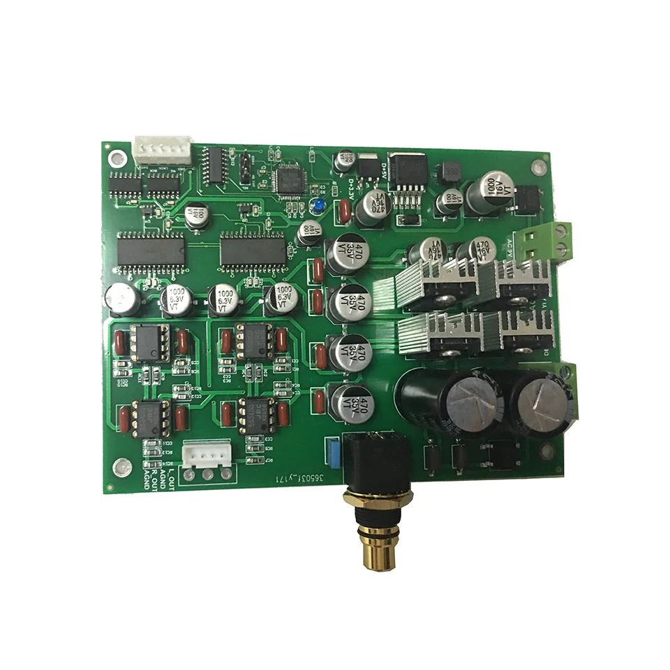 AD1865R NOS DAC Vinyl Style Decoding Board Coaxial Input AK4118 24BIT 192KHZ Dual Parallel R2R DAC Equivalent to TDA1541 PCM63