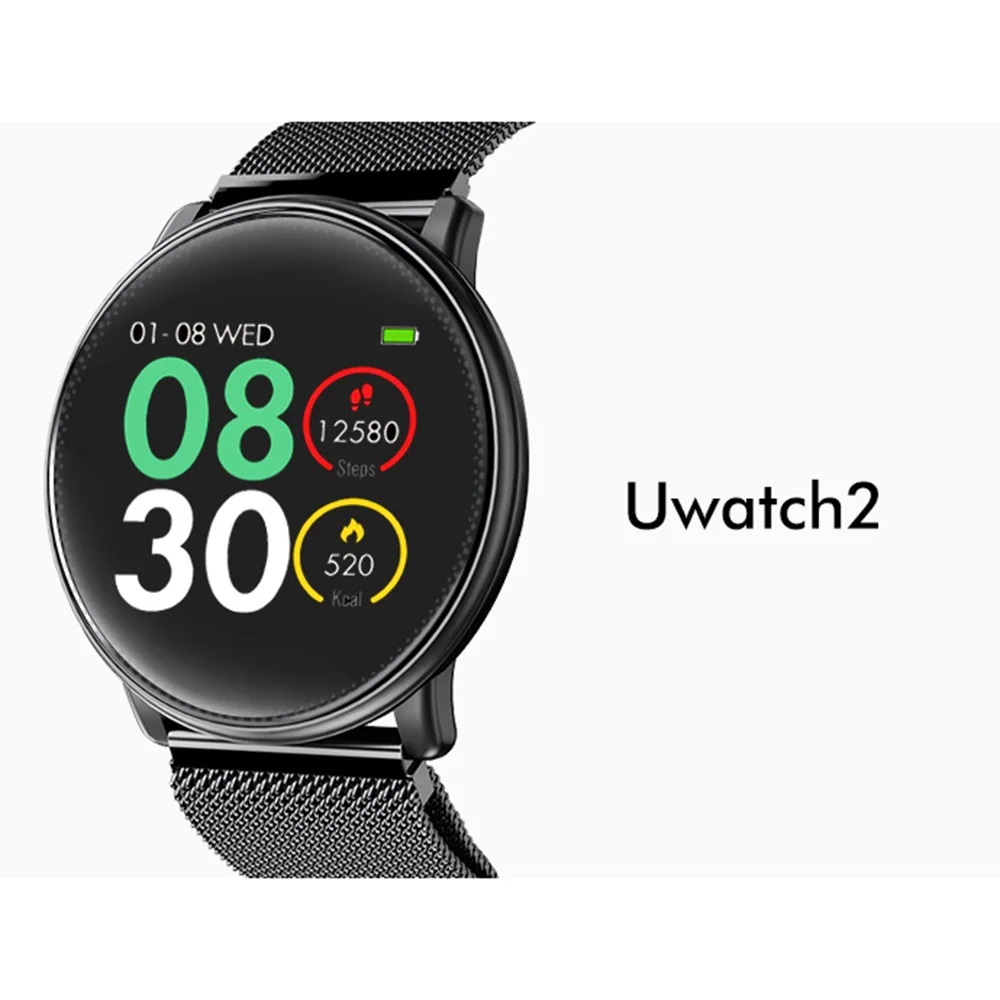 Смарт часы Uwatch2 1 33 дюйма IPS 240*240 BT4.0 фитнес трекер шагомер счетчик калорий