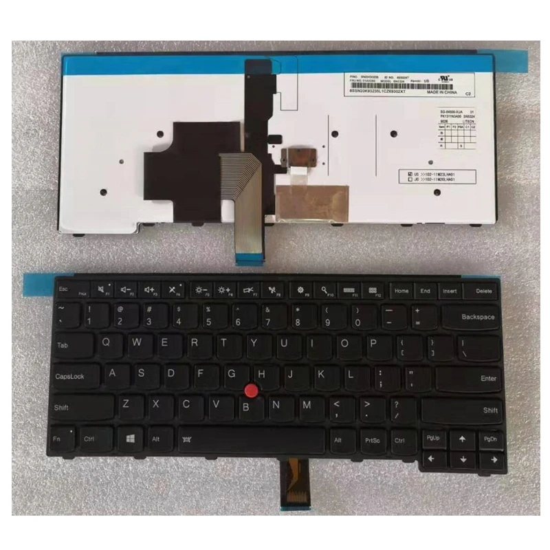 Новая клавиатура США с подсветкой для ноутбука lenovo IBM Thinkpad T440 T450 T450s