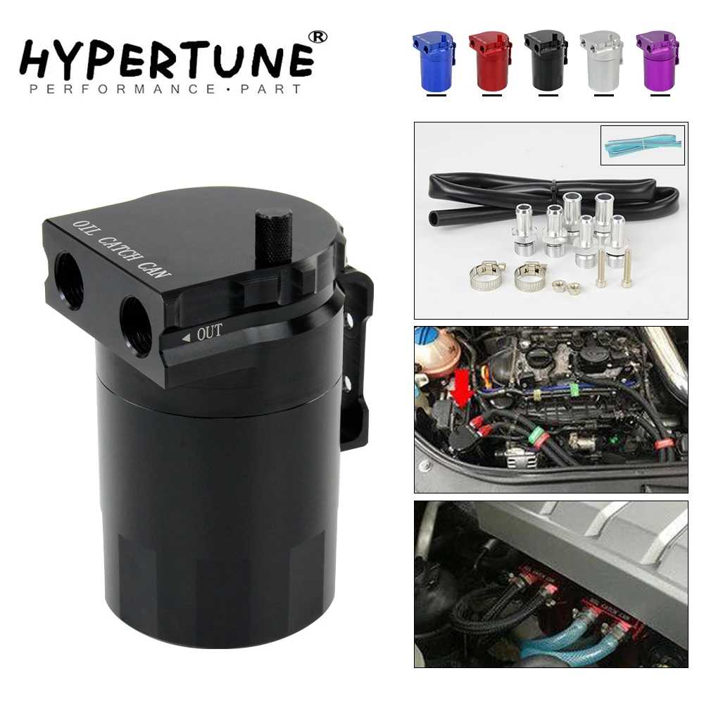

Hypertune - Universal Fuel Surge Tank Baffled Aluminum Oil Catch Tank Can Reservoir Tank Fit For mustang HT-TK63