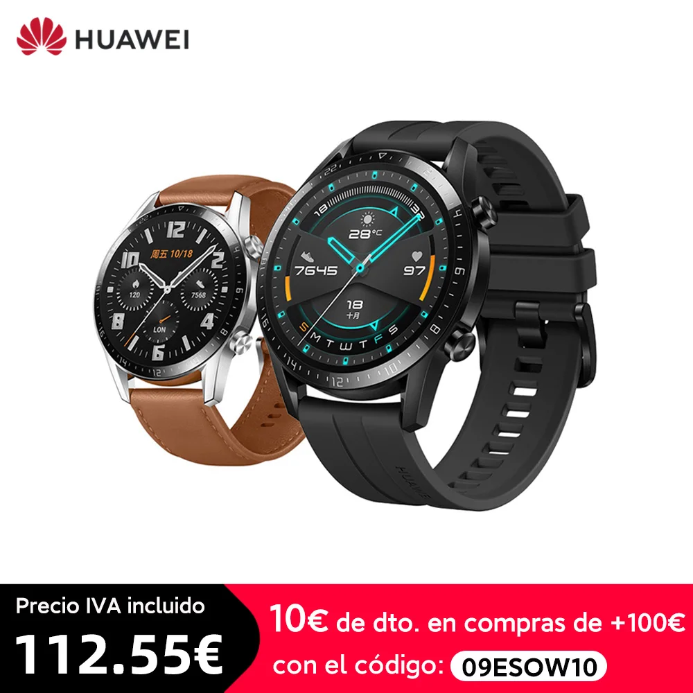Смарт-часы HUAWEI GT 2 GT2 для мужчин и женщин спортивные с фитнес-трекером функцией