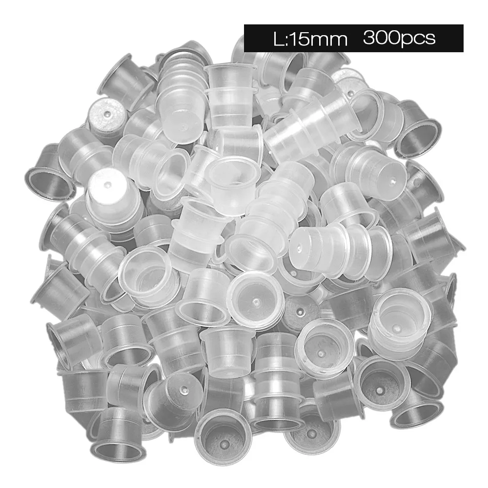 1000PCS Mixed Sizes Tattoo Ink Caps Cups Disposable Tattoo Ink Cups Tattoo Accessories