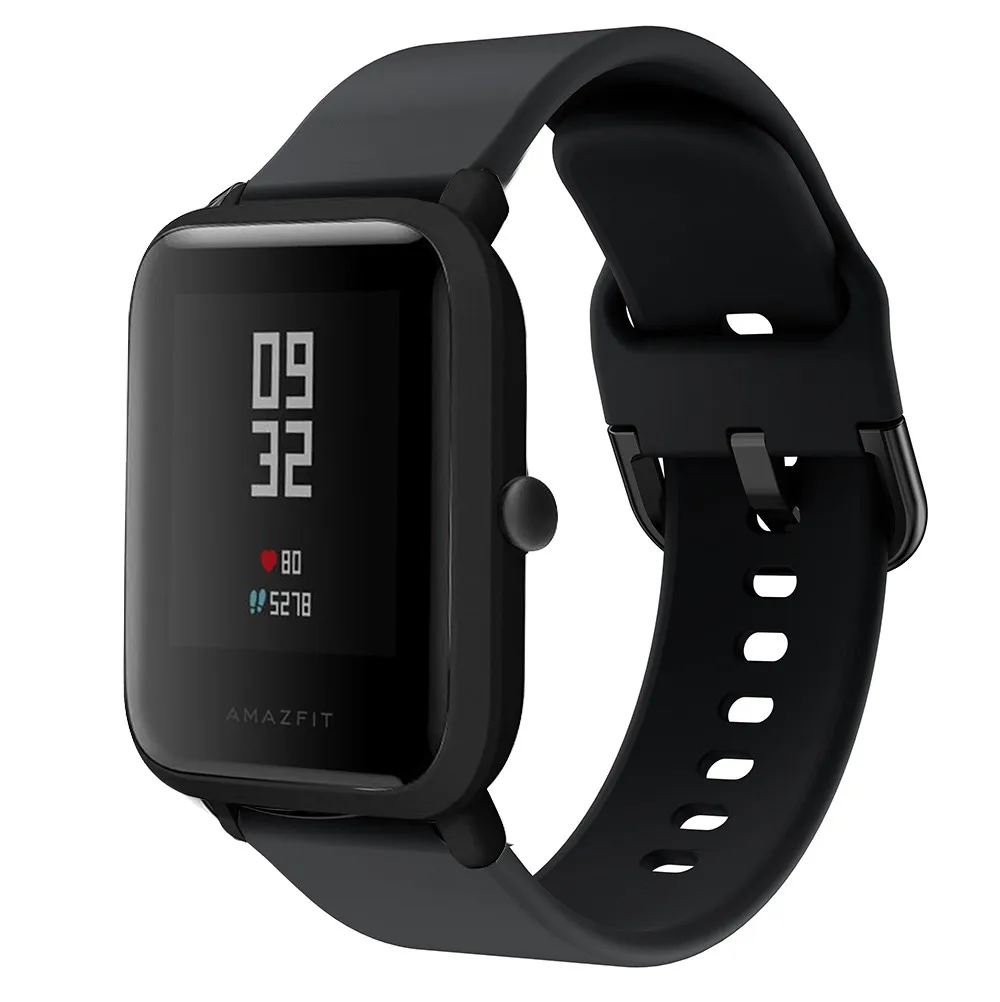 Спортивный ремешок для наручных часов для Xiaomi Huami Amazfit Bip Lite Youth GTS GTR 42 мм ремешок для часов 20 мм переносной браслет для наручных часов