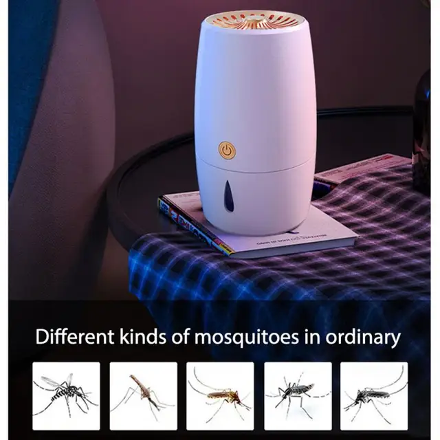 Usb Electric Mosquito Zapper Gyilkos Légy Rovarhibás Lámpa Visszautasító Szúnyog Folyadékkal Ellátott Fürdőszoba Háztartáshoz - Image 2