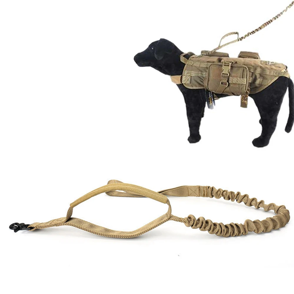 Нейлоновый 1000D Тактический Военный полицейский поводок для дрессировки собак эластичные ошейники для домашних животных Тактический поводок для собак поводок для домашних животных