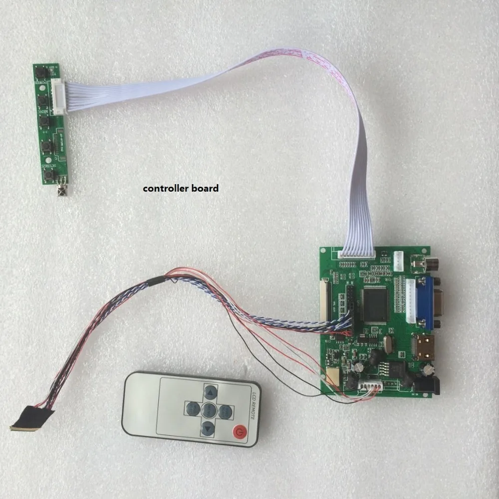 VGA l монитор экран 40pin для N154C6-L06/LTN154BT03-001/B154PW04 панель светодиодный контроллер 2AV 1440 × 900 пульт дистанционного управления 15," DVI комплект