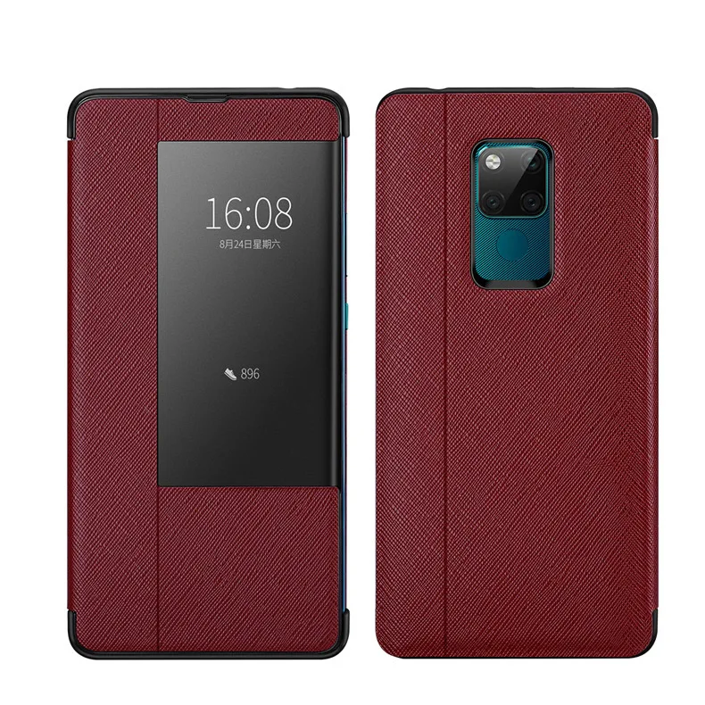 Чехол для huawei mate 20X из натуральной кожи магнитные с рисунком, чехол для телефона huawei mate 20X5G, откидной Чехол-кошелек, смарт-окно