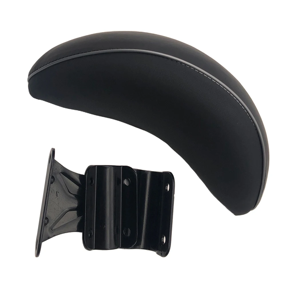 High Quality Motorcycle Driver Backrest Soft Pad Stainless with PU Leather - Easy to install