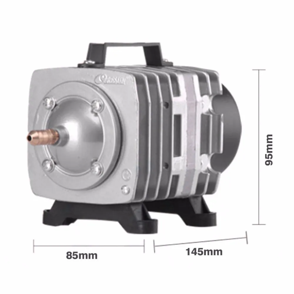 220 В 18 Вт 38л/мин воздушный насос для аквариума, электромагнитный воздушный компрессор для аквариумов, ферм, пруд, кислородный насос, аксессуары для аквариума