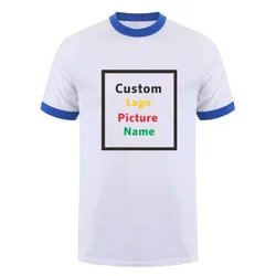 Personalized High-Quality Cotton T-Shirt with Custom Design Options - XXL (White royal neck)