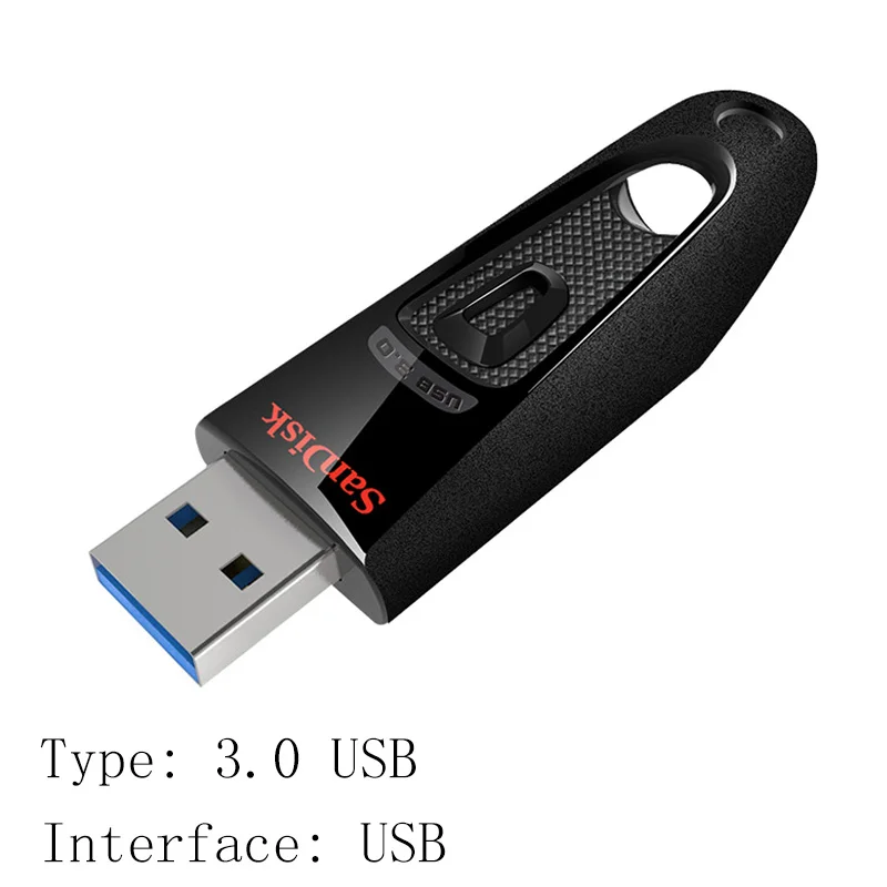 Sandisk USB 3,0 флеш-накопитель 128 Гб 64 ГБ 32 ГБ 256 ГБ USB флеш-накопитель 32 64 128 16 ГБ флеш-накопитель USB флеш-накопитель диск на ключ памяти - Цвет: CZ48