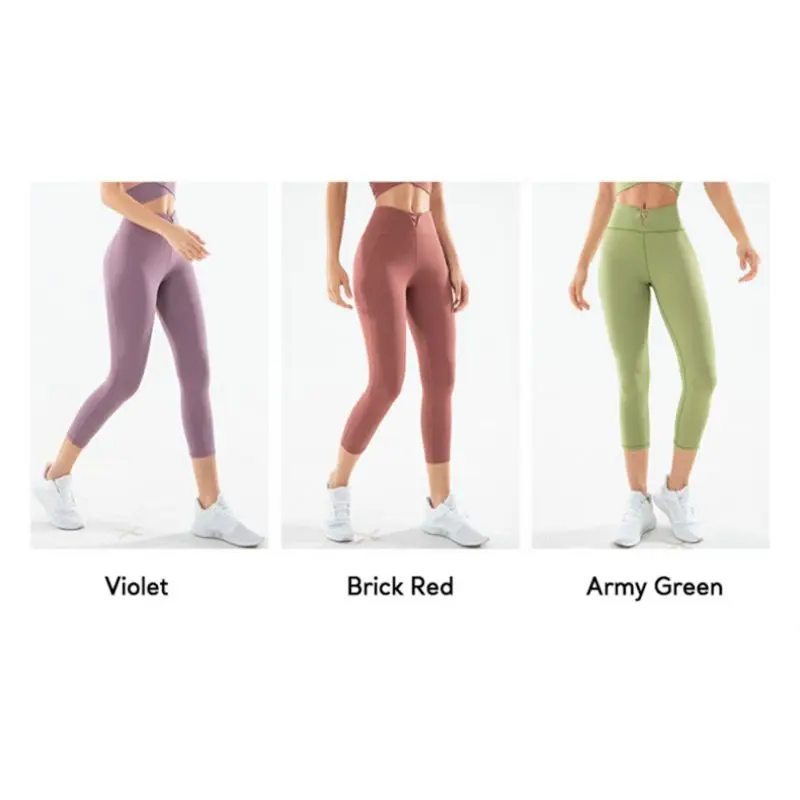 Yoga Pants Women High Waist Quick Drying Breathable Butt Lifting Leggings Tight Trousers Sportswear Fitness Sports Apparel Cloth