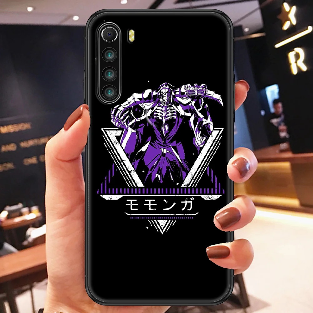 Overlord Albedo Anime Phone case For Xiaomi Redmi Note 7 7A 8 8T 9 9A 9S K30 Pro Ultra black painting waterproof 3D back tpu 