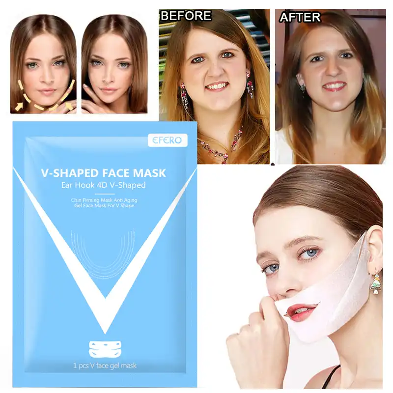1/2/3pcs lift firming mask 4d v shape face