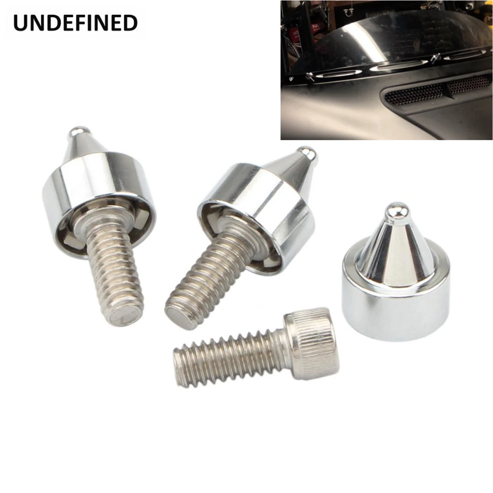 3pcsMotorcycleWindshieldBoltTrimTorxScrewWindscreenBoltsKit