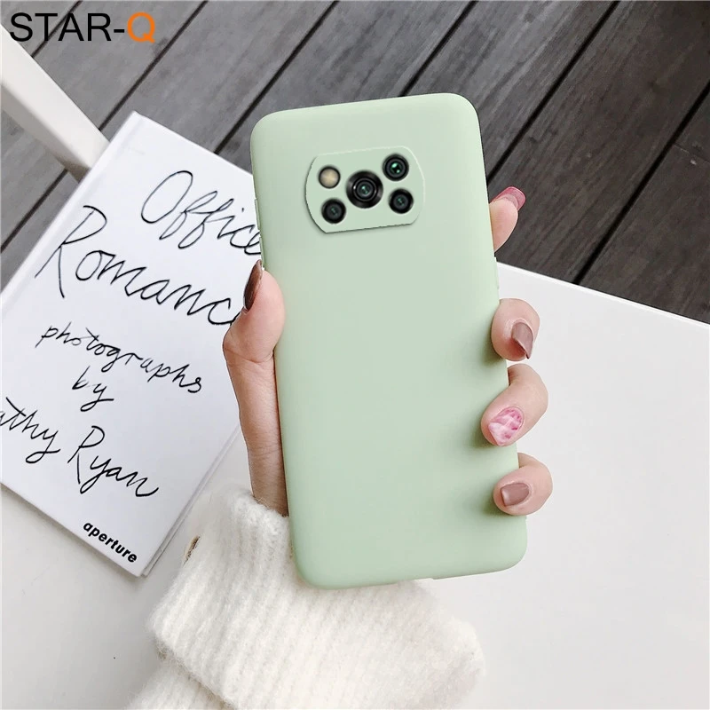 samsung flip cover Candy Color Frosted Silicone Phone Case For Xiaomi Poco X3 Nfc F2 F3 Pro M3 Pocophone F1 global Matte Soft Tpu Back Cover Cases arm pouch for phone