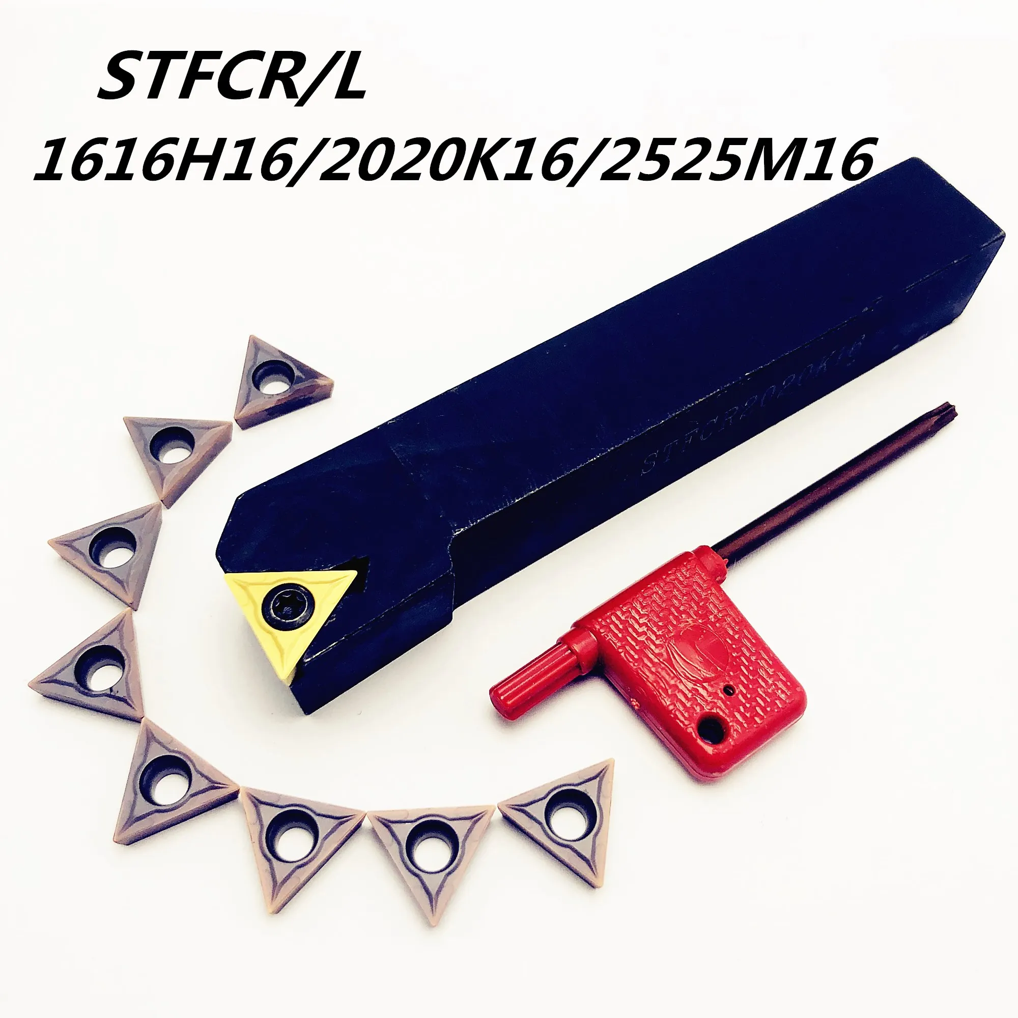 

1PCS STFCR1616H16 STFCR2020K16 STFCR2525M16 external tool holder 91 degree S-type screw holder for TCMT16T304 cutting tools