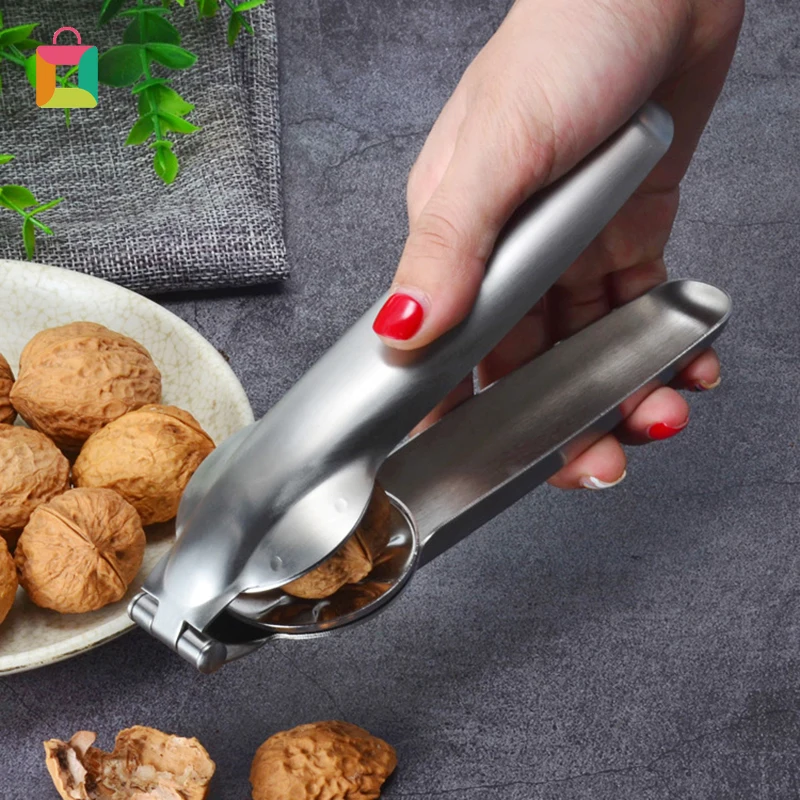 

2 In 1 Sheller Stainless Steel Chestnut Clip Walnut Nut Peeling Artifact Chestnut Clip Kitchen Tool