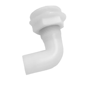 

Bilge Pump Connector 1 '' Hose 90 ° White Aerator Hose Boats Fitting