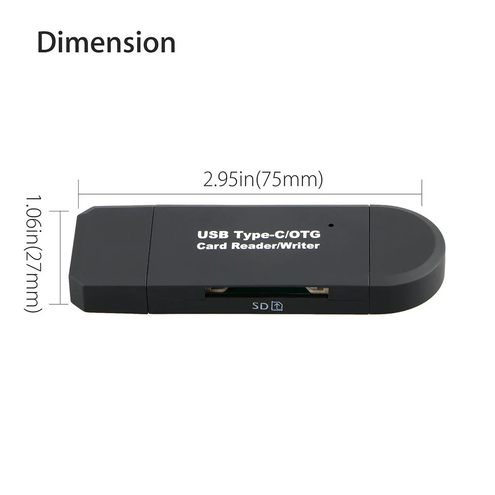 3 в 1 type C и micro USB 3,0 и OTG Кардридер высокоскоростной USB универсальный OTG TF/SD для Android Компьютерный удлинитель-переходник
