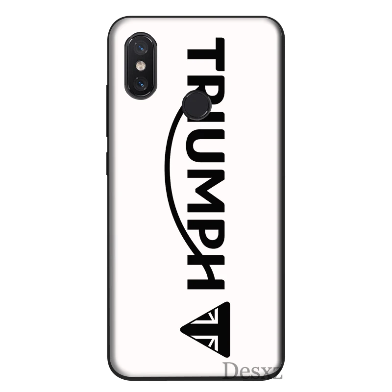 Мобильный Силиконовый чехол для телефона для Xiaomi Redmi GO 7 7A S2 K20 4A 4X 5A 5 6 6A Pro Крышка мотоцикл «Триумф» в виде ракушки - Цвет: B1