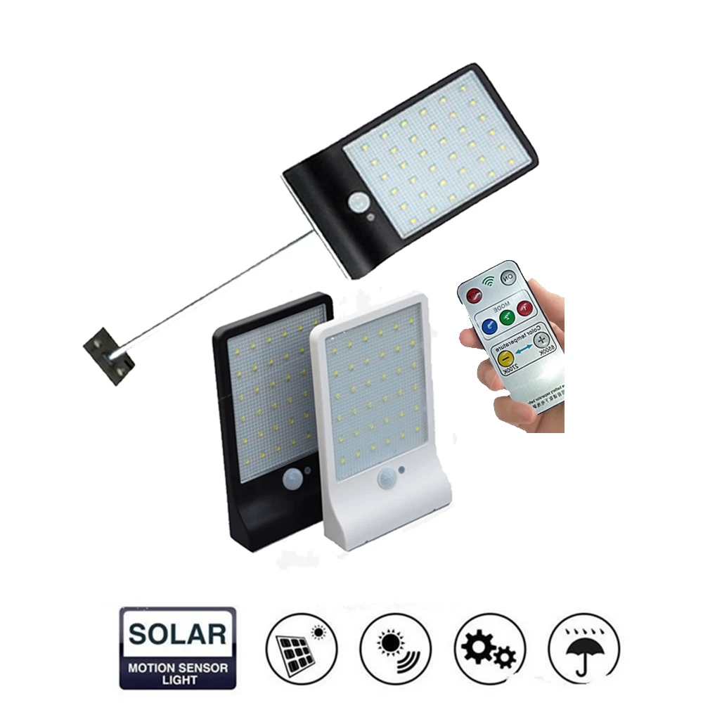 

Solar Light PIR Motion Sensor 48 LED Outdoor Waterproof Energy Saving Street Yard Path Solar Power Garden Lamp Sunlight remote