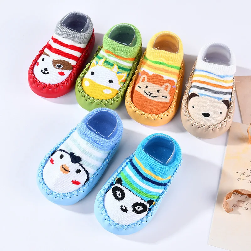 

3027 #0-12 Month Infant Ankle Sock Baby Toddler Ankle Sock Sub-Spring And Autumn Indoor Anti-slip Children Floor Shoes