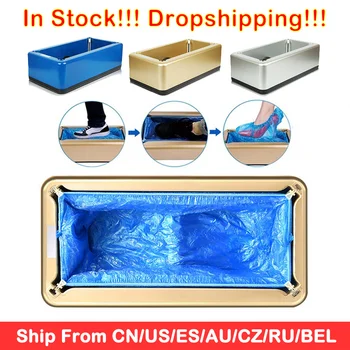 

1PC Automatic Shoe Cover Machine Smart Overshoe Machine Shoe Cover Dispenser with 100PCS Disposable Shoe Covers for Home Office