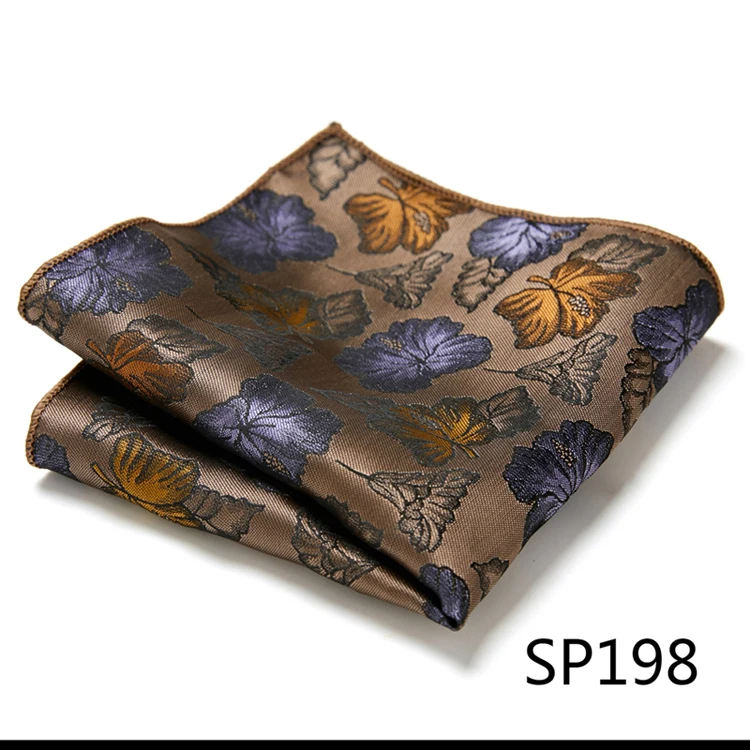 Newest style  Brand Factory Sale Top grade  Pocket Square Paisley Dropshipping Clothing accessories Memorial Day Fit Workplace