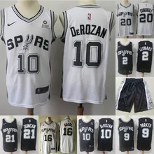 San Antonio A+++ качественные мужские шорты для взрослых#10 DeMar DeRozan 2 Leonard 12 lamarcos Aldridge 21 Tim Duncan 16 Pau Gasol Jersey