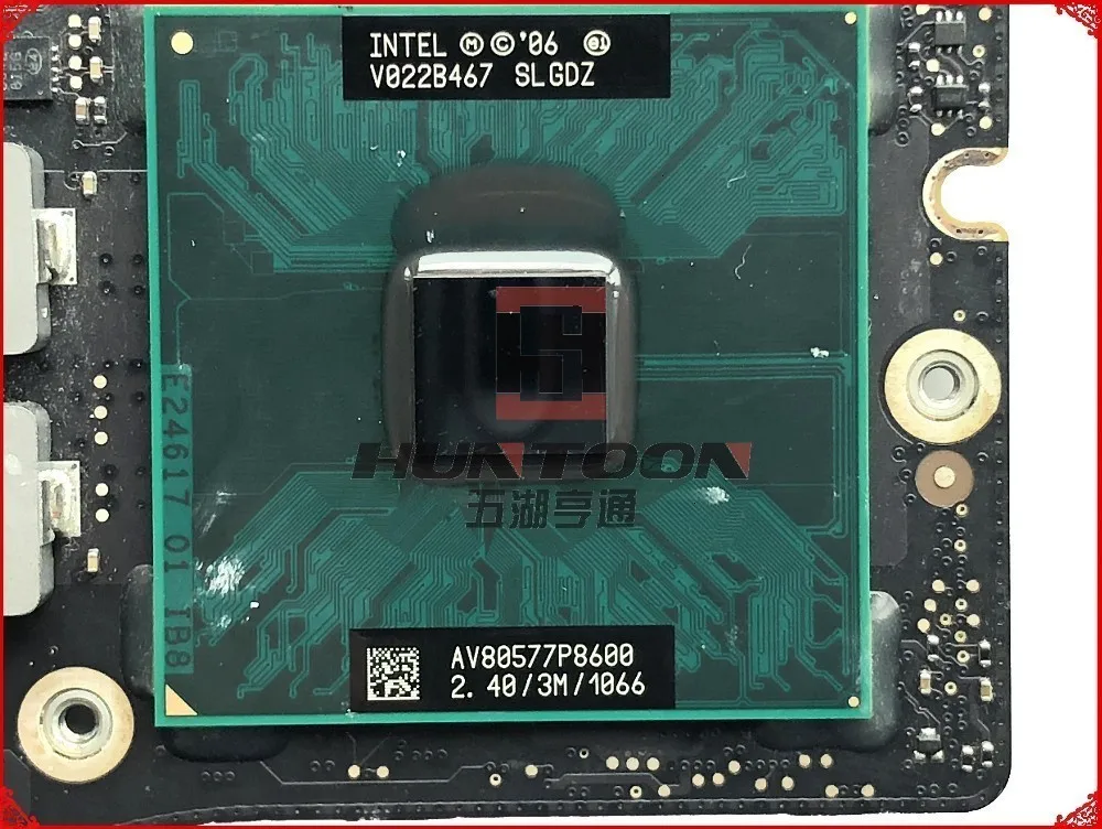 Высокое качество 820-2877-B для Apple Macbook материнская плата 1" ноутбук A1342 материнская плата 2,4 ГГц" Core 2 Duo "P8600 661-5640 EMC 2395