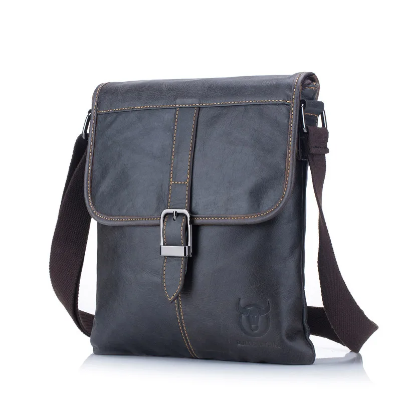 New 100% Genuine Leather Men Messenger Bag Hot Sale Male Small Man Fashion Crossbody Shoulder Bags Men's Travel Handbags |