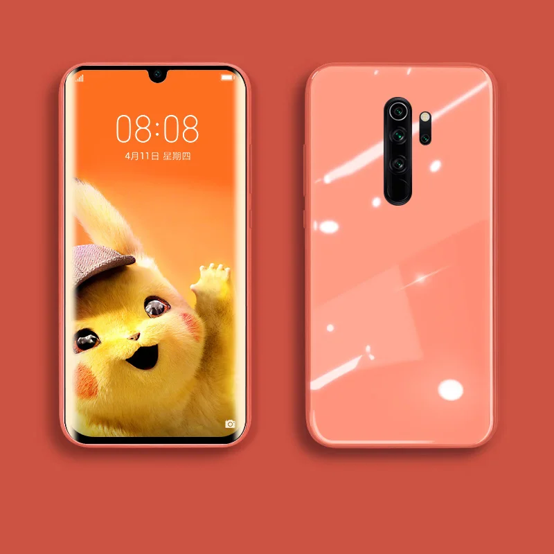 Жидкий силиконовый чехол-рамка для Xiaomi mi 9 SE 8 CC9 CC9E A3 Lite 9T Pro, чехол из закаленного стекла для Red mi Note 8 7 K20 Pro