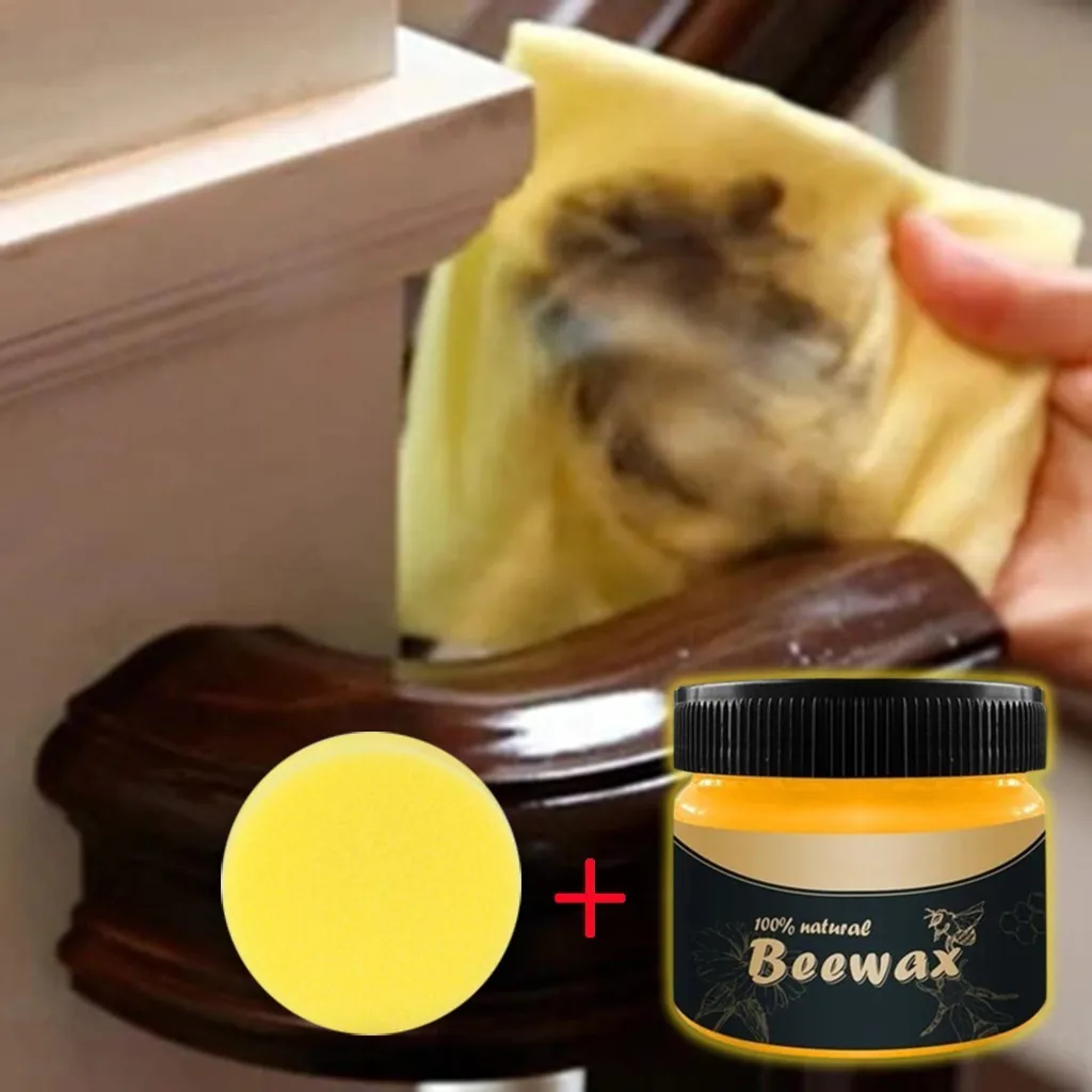 Beewax органический натуральный чистый воск дерево приправа полное решение уход за мебели пчелиный воск для уборки дома бытовой очиститель инструменты