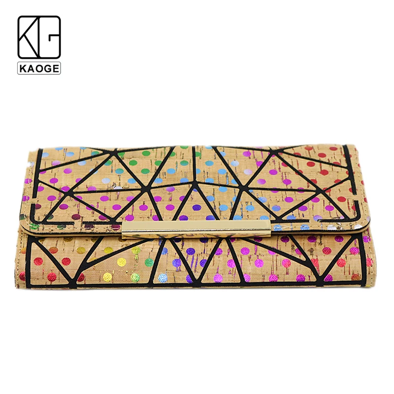 KAOGE роскошные женские кошельки много карт длинная цветная Сумочка модный кошелек
